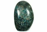 Free-Standing, Polished Blue Apatite - Madagascar #223101-1